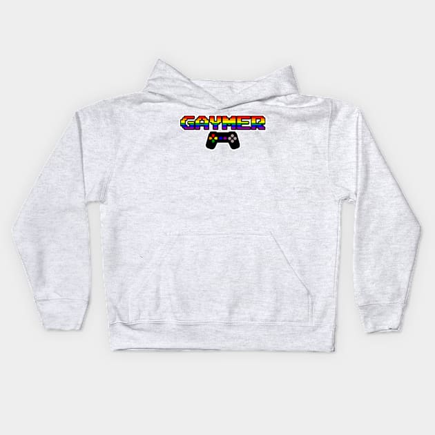 GAYMER🏳️‍🌈 Kids Hoodie by Taversia